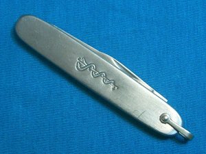 VINTAGE DISTA IMPERIAL POCKET WATCH FOB FOLDING EQUAL END PEN JACK KEY CHAIN KNIFE KNIVES OLD USA