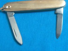 VINTAGE COLONIAL PROV USA POCKET WATCH FOB FOLDING EQUAL END PEN JACK KEY CHAIN KNIFE KNIVES OLD
