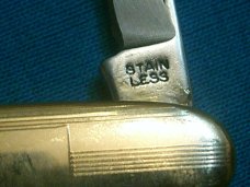 VINTAGE COLONIAL PROV USA POCKET WATCH FOB FOLDING EQUAL END PEN JACK KEY CHAIN KNIFE KNIVES OLD