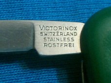BIJOU SD 58MM GREEN PAXIL VICTORINOX SWISS SAK ADVERTISING UTILITY FOLDING POCKET KNIFE KNIVES AD