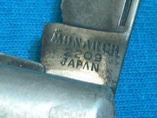 VINTAGE MONARCH 2209 JAPAN BARLOW FOLDING POCKET JACK KNIFE KNIVES OLD