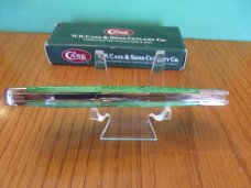 Case XX 2004 Bright Green Cheetah Bob Wire Pattern # 6111 1/2L SS