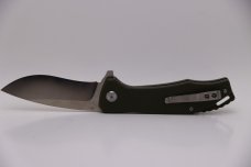 QSP Raven Liner Lock Knife Green G-10 (3.37" Satin) QS122-B