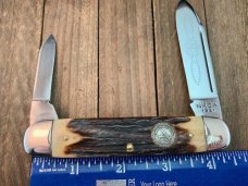 Queen Cigar Jack NKCA 1981 Club Knife Incredible Stag