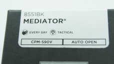 Benchmade Mediator 8551BK Auto Open CPM-S90v Reverse Tanto Plain Edge Blade New w/Original Box USA
