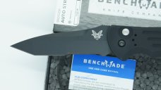 Benchmade Auto Stryker 9101SBK  Tactical Black Tanto Serrated Blade 154CM Steel.  New w/Original Box
