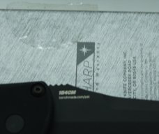 Benchmade Auto Stryker 9101SBK  Tactical Black Tanto Serrated Blade 154CM Steel.  New w/Original Box