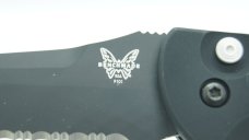 Benchmade Auto Stryker 9101SBK  Tactical Black Tanto Serrated Blade 154CM Steel.  New w/Original Box