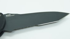 Benchmade Auto Stryker 9101SBK  Tactical Black Tanto Serrated Blade 154CM Steel.  New w/Original Box