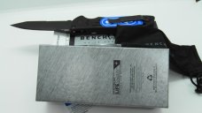 Benchmade Auto Stryker 9101SBK  Tactical Black Tanto Serrated Blade 154CM Steel.  New w/Original Box