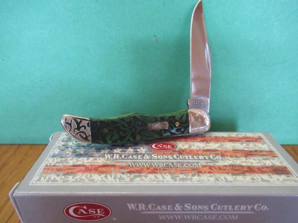 Case XX 2020 Image XX Scrolled Bolsters Ivy Bermuda Green Bone Pocket Hunter Pattern # 61165 SS Case XX 2020 Image XX Scrolled Bolsters Ivy Bermuda Green Bone Pocket Hunter Pattern # 61165 SS