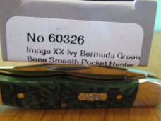 Case XX 2020 Image XX Scrolled Bolsters Ivy Bermuda Green Bone Pocket Hunter Pattern # 61165 SS
