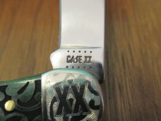 Case XX 2020 Image XX Scrolled Bolsters Ivy Bermuda Green Bone Pocket Hunter Pattern # 61165 SS