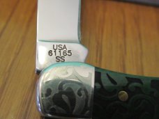 Case XX 2020 Image XX Scrolled Bolsters Ivy Bermuda Green Bone Pocket Hunter Pattern # 61165 SS