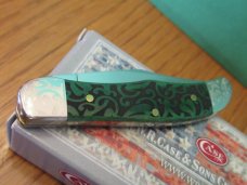 Case XX 2020 Image XX Scrolled Bolsters Ivy Bermuda Green Bone Pocket Hunter Pattern # 61165 SS