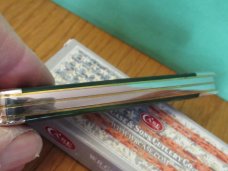 Case XX 2020 Image XX Scrolled Bolsters Ivy Bermuda Green Bone Trapper Pattern # 6254 SS