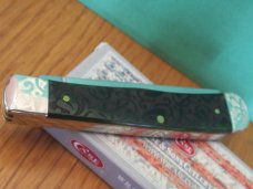 Case XX 2020 Image XX Scrolled Bolsters Ivy Bermuda Green Bone Trapper Pattern # 6254 SS