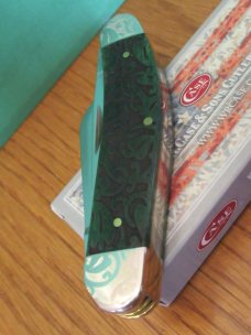 Case XX 2020 Image XX Scrolled Bolsters Ivy Bermuda Green Bone Sowbelly Pattern # TB6339 SS