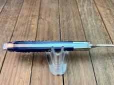 Canal Street Cutlery for Union Cutlery Razor 1 Blade Trapper Blue Rope Jigged Bone
