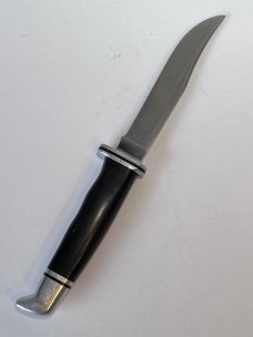 Buck 102 with Sheath.  3 Line Stamp. Light handling and use. 