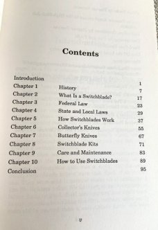 Switchblade Knife Book, "Switchblade-The Ace of Blades" by Ragnar Benson