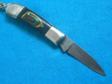 VINTAGE FROST CUTLERY JAPAN FLYING FALCON POCKET WATCH FOB KEYCHAIN JACK KNIFE KNIVES OLD