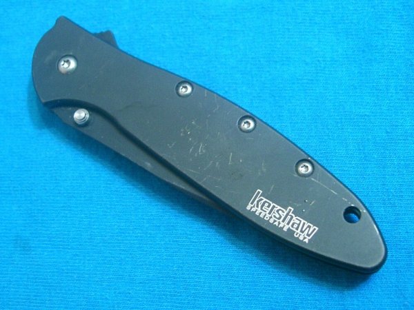 KERSHAW KAI 1660CKT BLACK LEEK USA HUNTING SKINNING FOLDING POCKET KNIFE KNIVES KEN ONION DESIGN