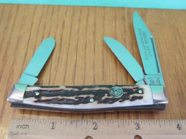 Indian Head C. Risner Stag Stockman Solingen Germany 