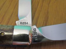 Case XX 1984 New Grind Bone Handle Trapper Pattern # 6254 CV