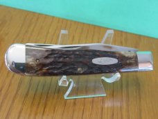 Case XX 1984 New Grind Bone Handle Trapper Pattern # 6254 CV