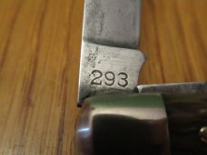 Schrade Walden New York Peach seed Jigged Bone Trapper Pattern # 293  