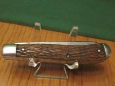 Schrade Walden New York Peach seed Jigged Bone Trapper Pattern # 293  