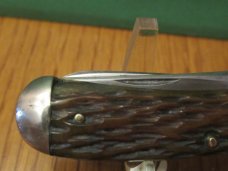 Schrade Walden New York Peach seed Jigged Bone Trapper Pattern # 293  