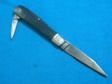 VINTAGE HORN G FELIX GLORIAWERK GERMAN BAREHEAD FOLDER FOLDING JACK PEN POCKET KNIFE KNIVES