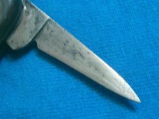 VINTAGE HORN G FELIX GLORIAWERK GERMAN BAREHEAD FOLDER FOLDING JACK PEN POCKET KNIFE KNIVES