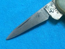 VINTAGE HORN G FELIX GLORIAWERK GERMAN BAREHEAD FOLDER FOLDING JACK PEN POCKET KNIFE KNIVES