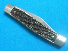 VINTAGE COLONIAL PROV USA 2 BLADE STOCKMAN FOLDING SERPENTINE JACK PEN POCKET KNIFE KNIVES OLD