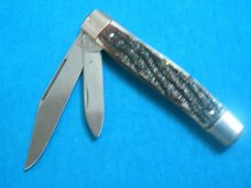 VINTAGE COLONIAL PROV USA 2 BLADE STOCKMAN FOLDING SERPENTINE JACK PEN POCKET KNIFE KNIVES OLD