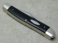 Case XX USA 8 Dot 1972 Slick Black 23087 HE Medium Stockman Knife