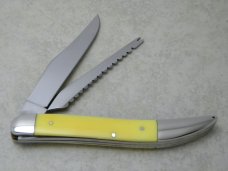 Case XX Stainless USA 4 Dot 1976 Yellow 32095 Toothpick Fish Knife