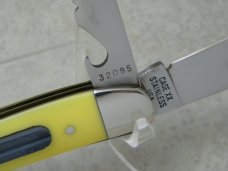 Case XX Stainless USA 4 Dot 1976 Yellow 32095 Toothpick Fish Knife