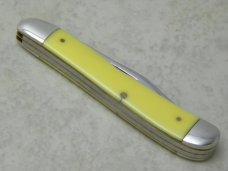 Case XX USA 7 Dot 1973 Yellow 3220 Peanut Jack Knife