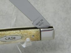 Case XX USA 2 Dot 1978 Stag or Elk 61048 Slimline Trapper Farmers Jack Knife