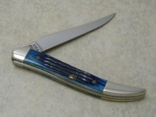 Case XX USA 2000 Blue Bone 610096 SS Tiny Toothpick Knife