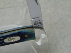 Case XX USA 2000 Blue Bone 610096 SS Tiny Toothpick Knife