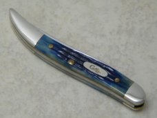 Case XX USA 2000 Blue Bone 610096 SS Tiny Toothpick Knife