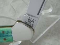 Case XX USA 2000 Green Peacock Appaloosa Bone 61549L SS Copperlock Knife - SFO for SMKW