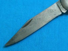 VINTAGE GUTMANN CUTLERY GCCO BAREHEAD LOCKBACK FOLDING JACK POCKET KNIFE KNIVES FANCY HANDLE OLD
