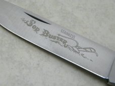 Case XX Stainless USA 9 Dot 1971 Black 2138 SS Large Sod Buster Knife