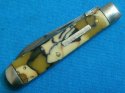 ANTIQUE VINTAGE 1890'S HATCH CUTLERY DRIDGEPORT FOLDING POCKET SLEEVEBOARD KNIFE KNIVES OLD FANCY